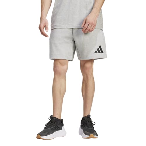 Adidas Men's Z.N.E. Shorts, Medium Grey Heather, Small - image 1