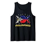 Filipinas Bandera Filipina Filipina Camiseta sin Mangas