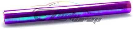 Free Tool Kit 12"x72" (1FT x 6FT) Chameleon Neo Purple 12000k Headlight Taillight Fog Light Side Marker Vinyl Tint Film Self Adhesive - 2