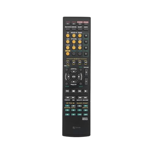 Image of 7SEVEN Compatible Home Theatre Remote Control RAV315 for Yamaha AV Receiver Home Audio RX-V461 RX-V561 377 640 WN22730 EU RAV311 HTR-6040 HTR-6050 HTR-6230 and Many More Model