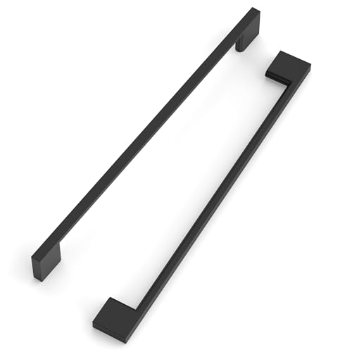 Filta 10-pack Matte Black Cabinet Pulls (8.8 inch) zinc alloy