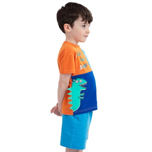 Image of Peppa Pig Shirt And Shorts | Boys Shirt Outfit Set | Cotton Tshirt and Shorts For Boys | Summer Sets For Kids