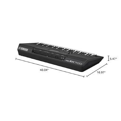Yamaha 61-Key Arranger Keyboard, Multiple Styles and Voices PSRSX700