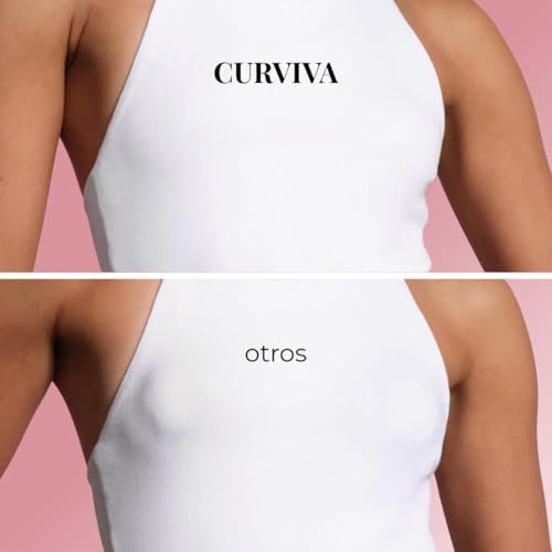CURVIVA Pezoneras sin Pegamento - Pezoneras Silicona Sin Adhesivo Talla M Tono Miel. Cubre Pezones Invisibles, Resistentes y Reutilizables. Ideales para Vestidos sin Sujetador y Ropa Ajustada