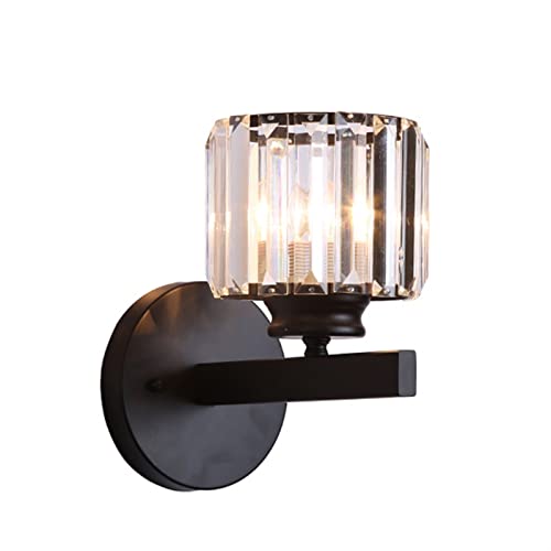 Lámparas de iluminación de pared LED de alta gama con diseño geométrico negro para salones de lujo