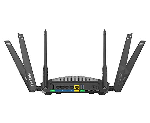 D-Link Roteador Wireless EXO AC 3000Mbps com sistema MESH e comandos de voz Google/Alexa + FOTA, Pre