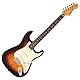 VINTAGE V60 Untersetzer-Serie Elektrische Gitarre – 3 Töne Sunburst