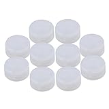 Fußschalter für E-Gitarre, Effektpedal, Knaufkappenschutz, E-Gitarre, Effektteile, Zubehör, Weiß, 10 Stück