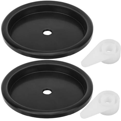 Image of 2 Pack 73316 83872 Vacuum Filter Nut And Plate(Only Nut & Plate) Compatible with Ridgid Craftsman VT2565 Vacuum Cleaner Wet /Dry Accessories VF3000 VF3500 VF4000 VF5000 VF6000 12303