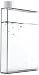 Asobu E Flask Plastic Water Bottle, 16 oz., Clear