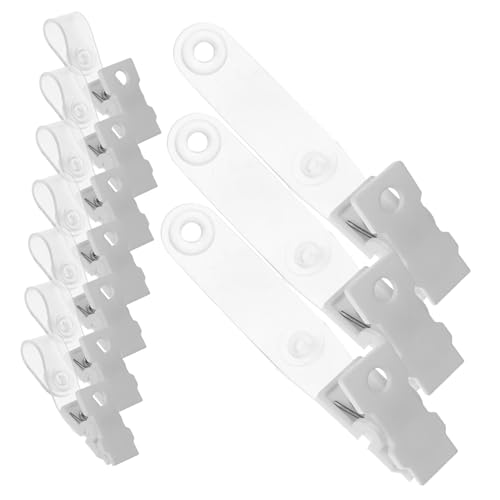 Clips de badge plastique et lanières universels à haute résistance pour cartes