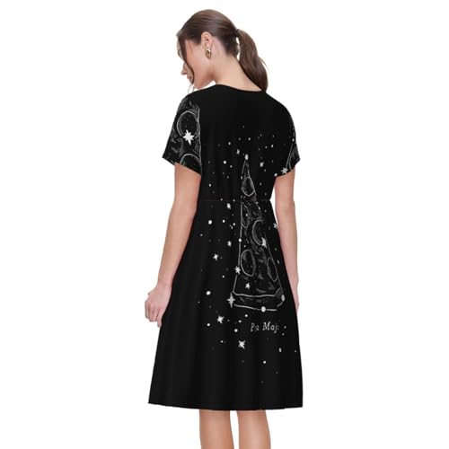 Robe d'été mi-longue fluide pour éviter la chaleur avec style - 4