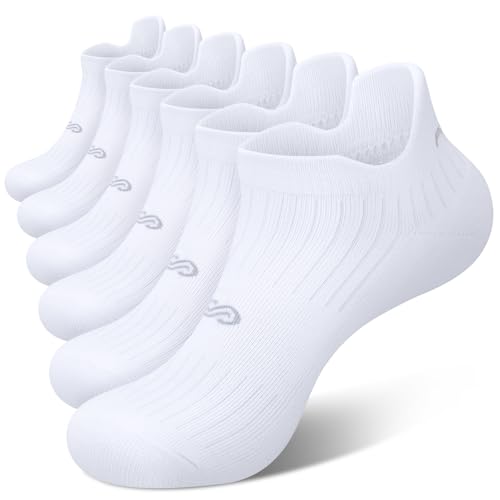 PAPLUS 6 Pairs Unisex Running Socks