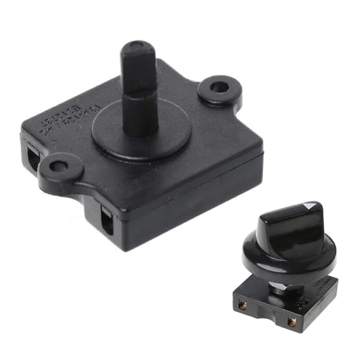 Black B3200 Rotary Switch 4 Position 3 Speed Heater Blower Vintage Fan Switch Control Knob Industrial Switches