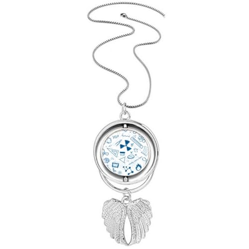 Collier pendentif ailes d'ange style simple et élégant en argent pour femme