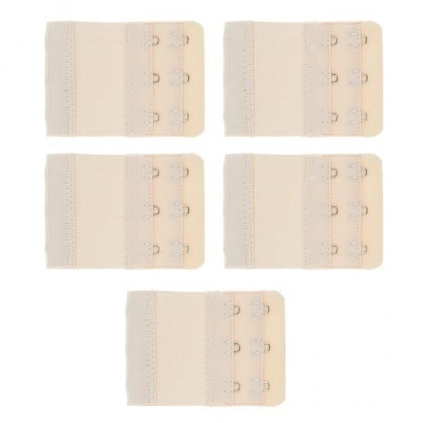 2x5x Flexible Womens Bra Extender 3 Hook 2 Rows Bra Extension Underwear Straps Light Skin Color|Clothing, Shoes & Accessories | Womens Clothing | Intimates & Sleep | Bras & Bra Sets-image-35