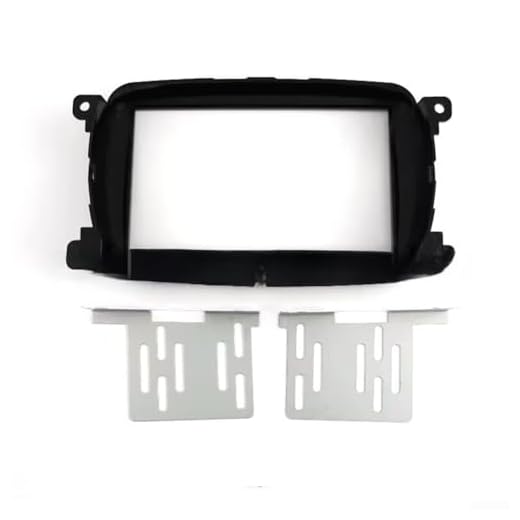 2DIN Navi Halterung Set für FIAT 500 2015 passend für Stereo und DVD Navigationsgeräte mit Standardmaß