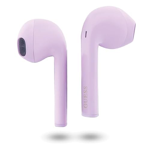 Guess Casque Bluetooth GUTWST26PSU TWS + Station d'accueil Violet Classic EST Logo