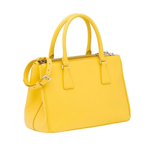 Prada Galleria Saffiano Lux Leather Small Tote Handbag Sole