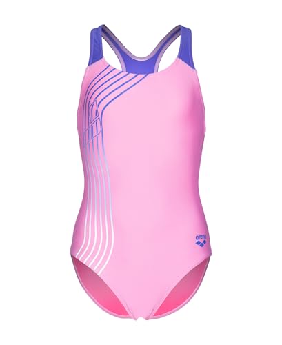 Image of Arena Girls' Arena Performance Girls' Sound Track Swim Pro Back Swimsuit Youth Junior Bathing Suit