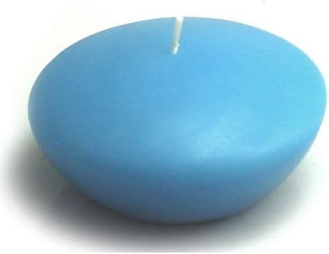 3 in. Light Blue Floating Candles -12pc-Box