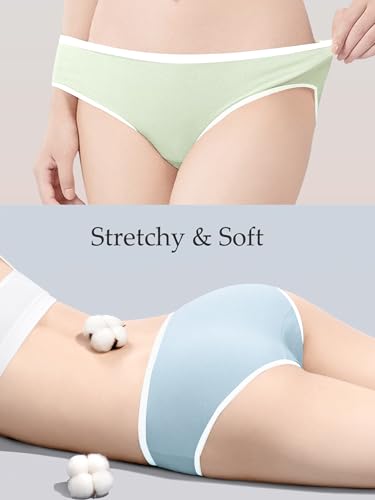 DingLu Disposable Underwear for Women 14 Pack Cotton Panties High Cut Briefs for Travel Business Spa3