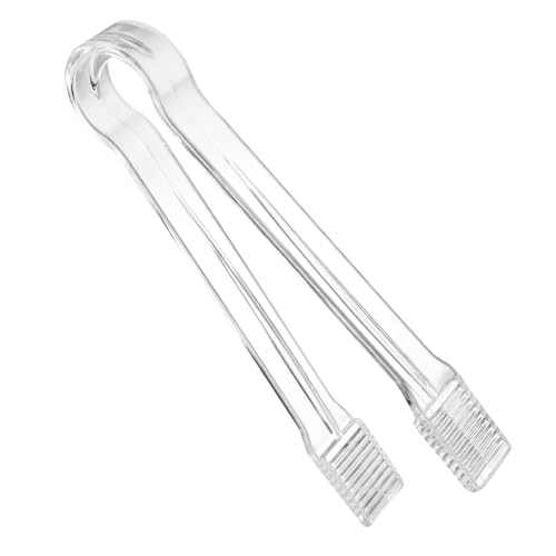 Petites Pinces Alimentaires | Pinces à Buffet | Ustensile Transparent Antidérapante Polyvalent pour Salades Buffets Cuisine Décorer Gâteaux Snacks Desserts Apéritifs Fêtes