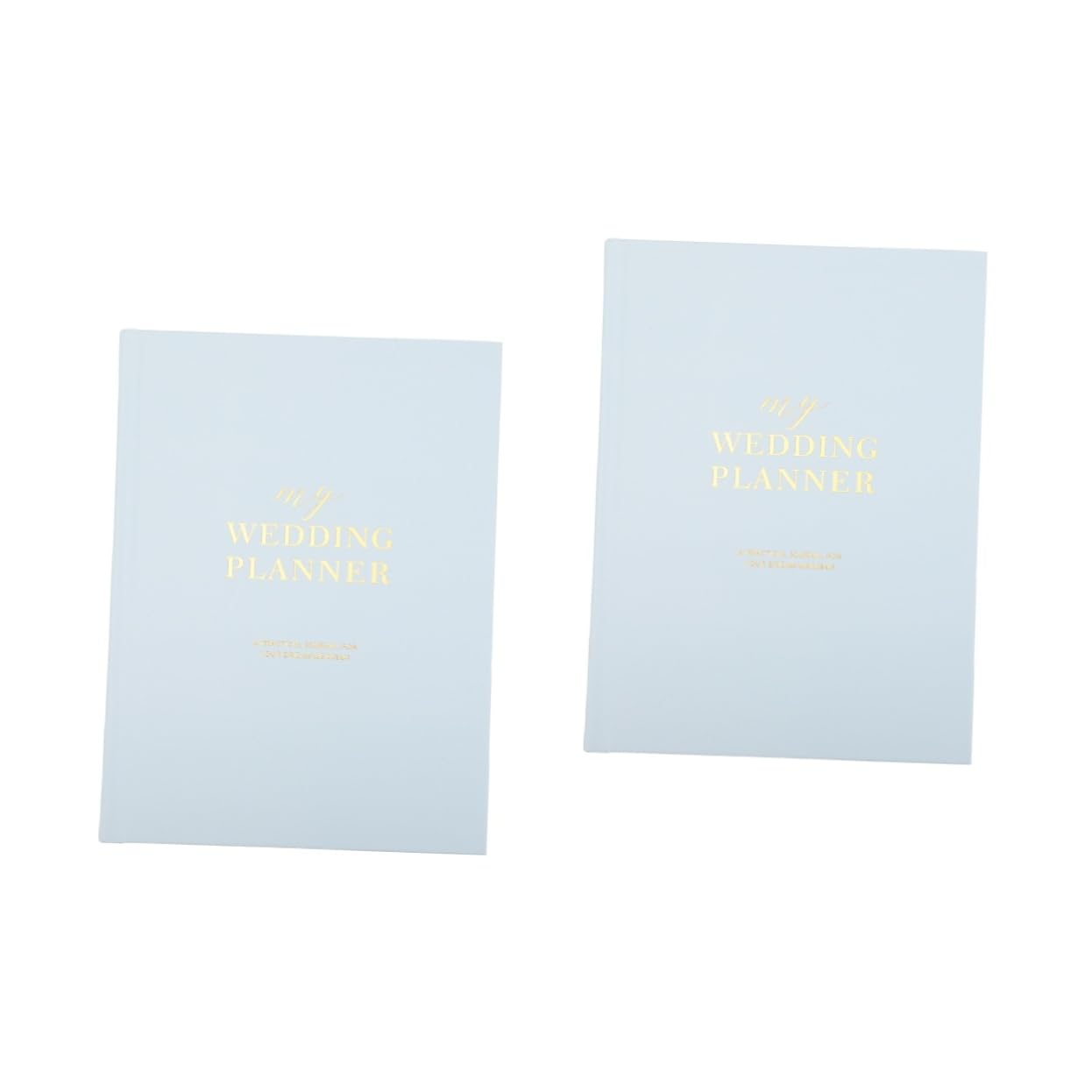 2 Pz Calendario Del Conto Alla Rovescia Del Matrimonio Delicato Wedding Planner Damigella D'onore Comodo Blocco Note Di Memoria Organizzatore Di Matrimoni Sky-blue Carta