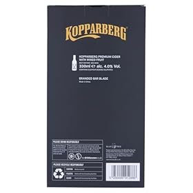 Kopparberg and Bar Blade cider gift set, including a 330ml bottle of Kopparberg Mixed Fruit cider and a branded bottle opener. Perfect for Christmas and Birthdays.