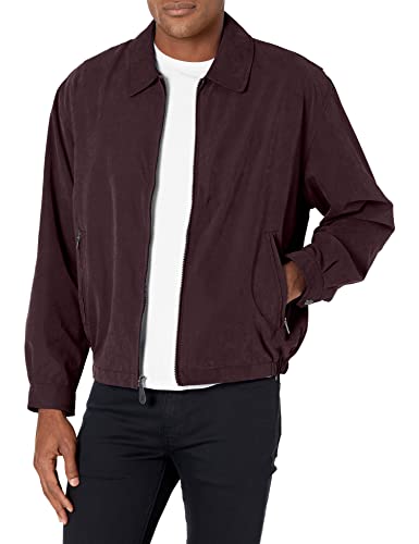 LONDON FOG Men s Auburn Zip-Front Golf Jacket (Regular & Big-Tall Sizes), Maroon, X-Large