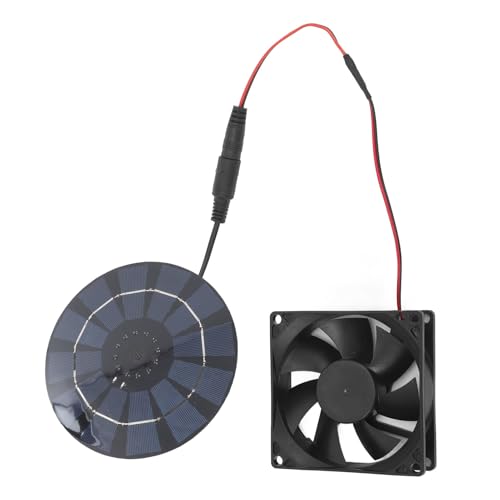 Ventilador solar de 10W Topiky extractor con panel monocristalino 4