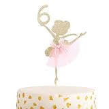 Ballet Cake Topper 6to9 Years Old - Ballerina, Birthday Cake Topper, Ballet Birthday Party, Dancing