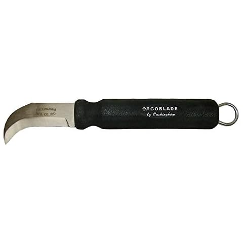 Buckingham 7091 Buck ERGOBLADE, Wire Skinning Knife, Black Cover