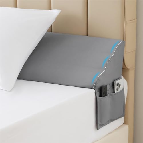MEGCXIT Queen Bed Wedge Pillow for Headboard, 60