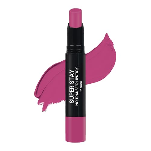Image of Maliao Super Stay No Transfer Lipstick | Long Lasting Matte Finish | Waterproof & Smudge-Proof Formula | High Pigment Color | Lightweight & Comfortable Wear | Blush, 3.8g