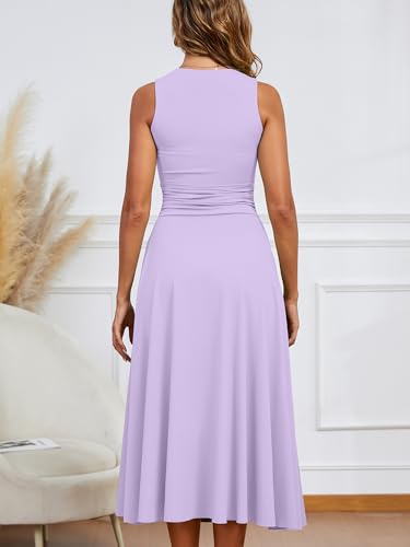 Image of Kaximil Women's Square Neck Corset A Line Maxi Dress Ruffle Ruched Waist Flowy Long Dresses