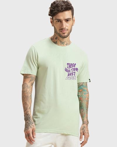 Image of Bewakoof X Minions Men's Cotton Graphic Print Regular Fit Half Sleeve Round Neck T-Shirt | Tshirt for Men Cotton| Casual Wear | Street Wear