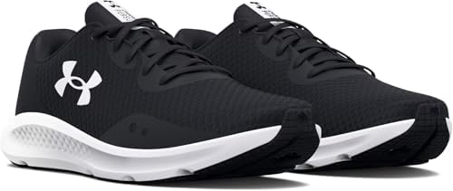 Under Armour UA W Charged Pursuit 3 Kadın koşu ayakkabısı, Black/Black/White, 36 EU - Görsel 5