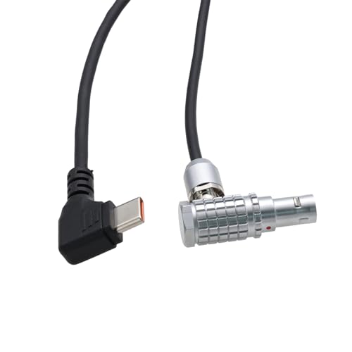 Cable de control para Komodo X y DJI RS 4 Pro con conector USB-C a ángulo recto de 9 pines 4
