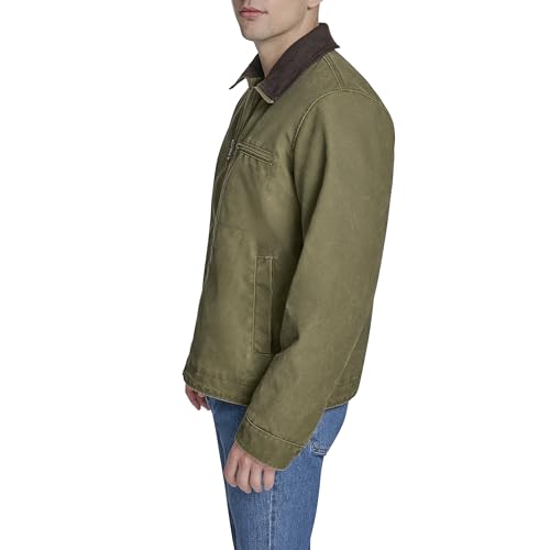Image of Levi's Men's Cotton Depot Jacket With Corduroy Collar
