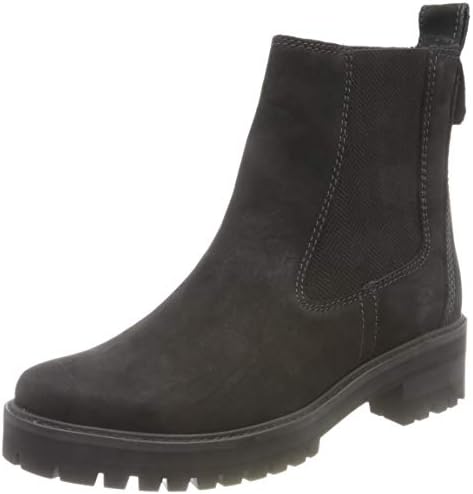 Timberland Women's Courmayeur Valley Chelsea Boots, Jet Black, 10