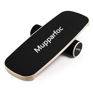 Balance Board Trainer, Wooden Surf Trainer Board for Surf Training, Hockey, Snowboard & Skateboard, Core Stability and Balance Control Training for Adults and Kids,Wobble Boards for Home