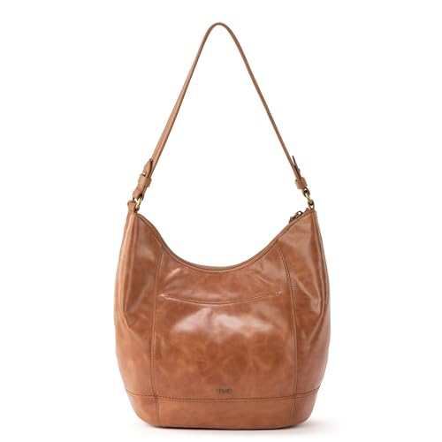 Image of The Sak Sequoia Hobo Bag - Premium Large Leather Women's Handbag for Everyday & Travel - Durable Purse With Zipper Pocket