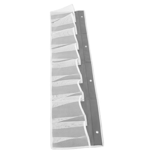 Unomor Extra Rv Shoe Storage Bedside Organizer Wall Mounted Hanging Pocket Rack with Breathable Mesh Compartments for Shoes Accessories and Essentials for Travel