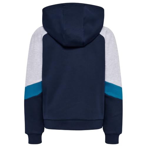 Veste à capuche ample hummel enfant avec zip robuste et molleton thermorégulateur