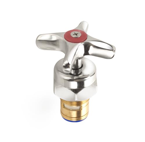 FSE 373-KR-21-351L Valve Repair Kit, Hot Water Cross Handle Ceramic Cartridge Valve, 1/4 Turn Operation, Fits 3/4 in Full Flow Faucets, Royal Series, Interchangeable, Fully Assembled