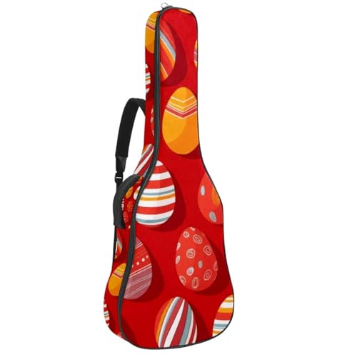 Sac pour guitare à motifs multicolores imperméable contre la pluie et les chocs