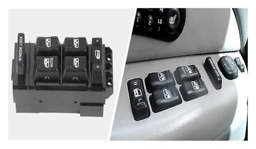 Interrupteur de vitre électrique pour Chevy Silverado 2000-2002, commande côté conducteur - 7