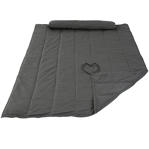 SUNCREAT Outdoor Portable Hammock Pad 2 Person Polyester Hammock Pad Dark Gray