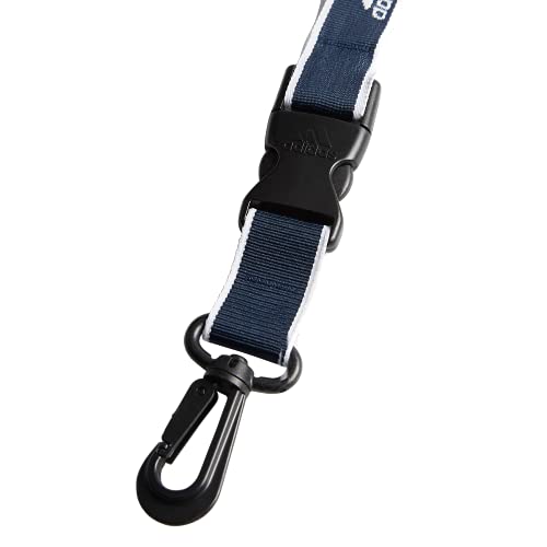 Image of adidas Unisex Adult Lanyard for Keys, ID Badge Holder, Keychain with Breakaway Buckle